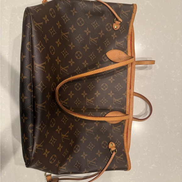 Louis Vuitton Brown Neverfull Tote Bag Iconic Monogram